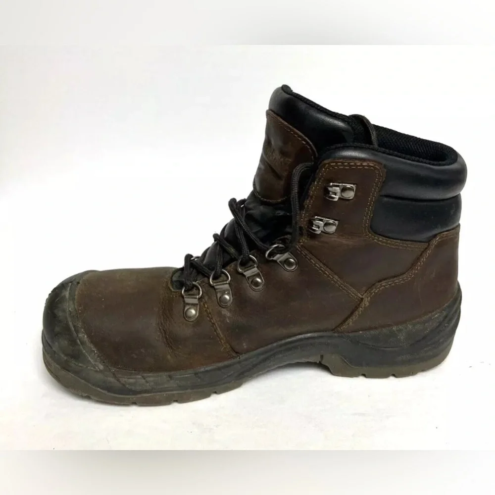 Rocky Mens Worksmart Comp Toe Boot Brown Size 8W
